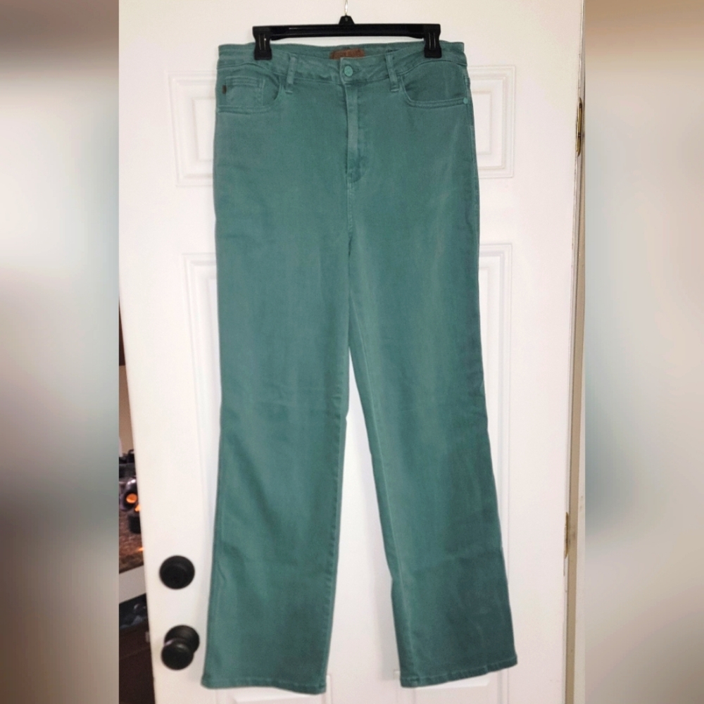 Judy blue sea green pants size 13